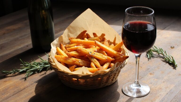 sweet potato fries wine pairing