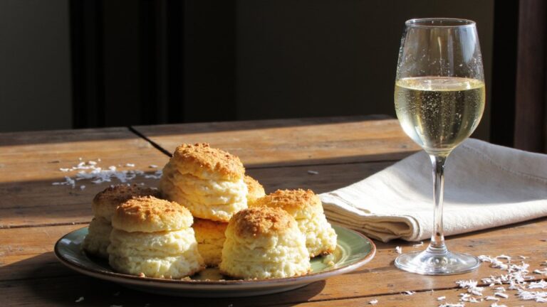 sweet wine complements coconut