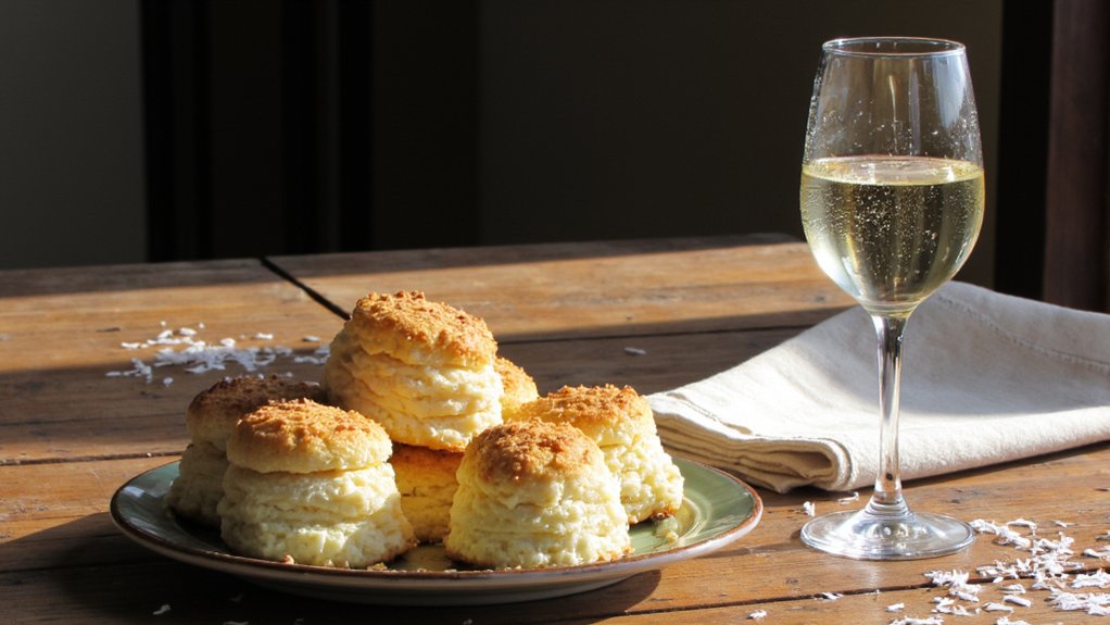 sweet wine complements coconut