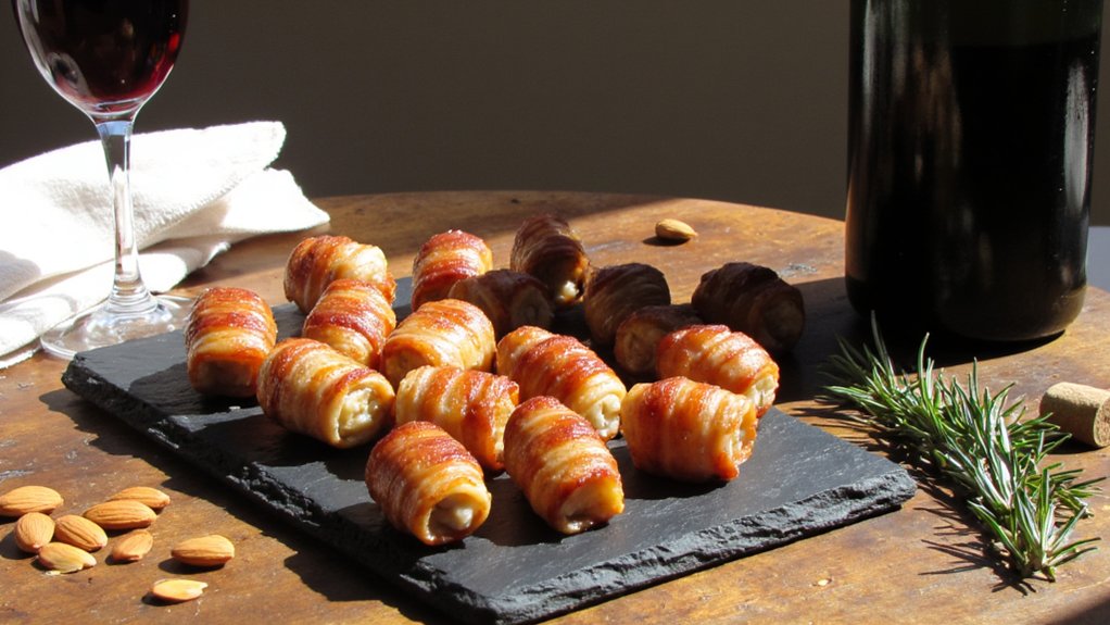sweet wine with savory dates