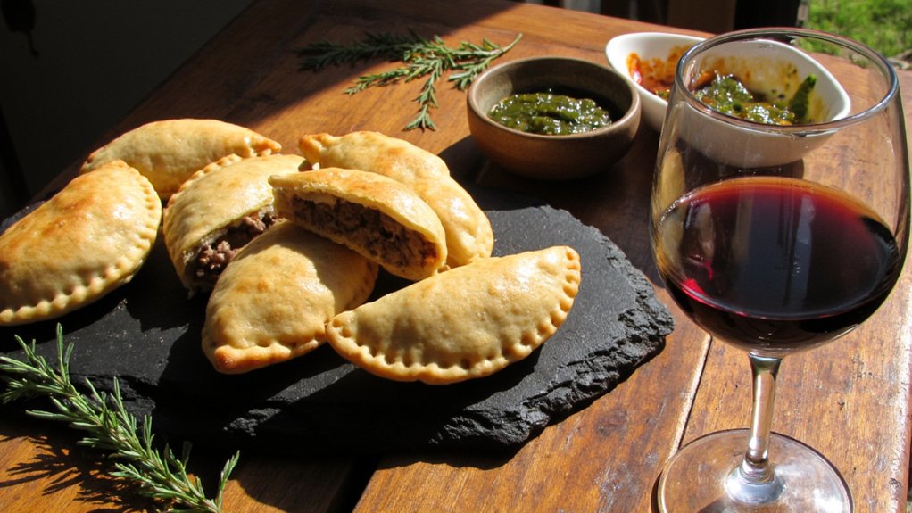 wine pairing for meat empanadas
