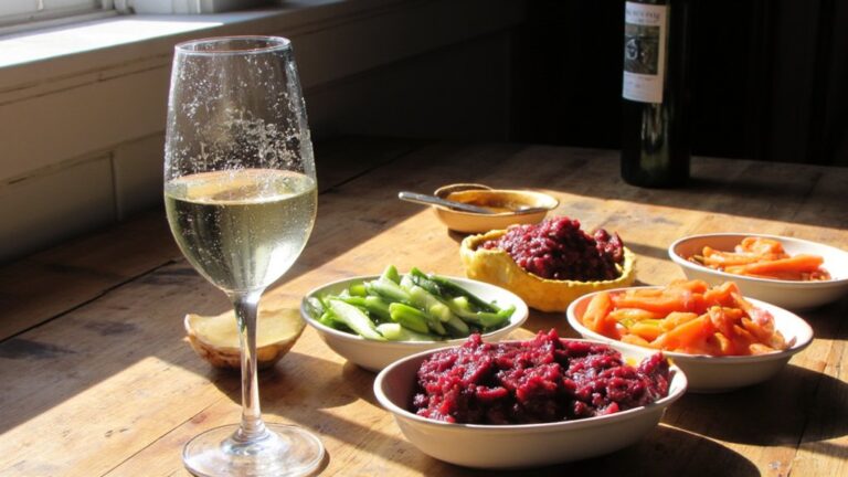 wine pairing for pickled vegetables