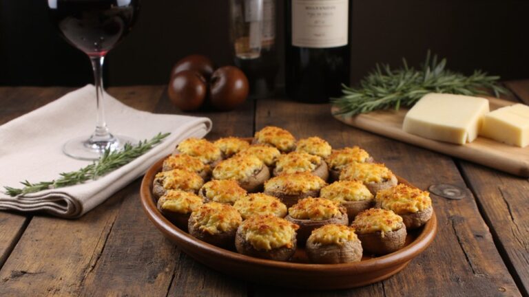 wine pairing for stuffed mushrooms