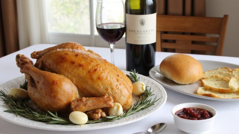 crisp white with turkey