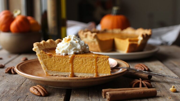 spiced pumpkin pie pairing