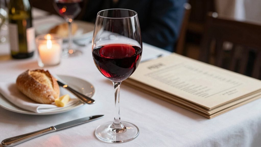 ask server choose familiar bottle