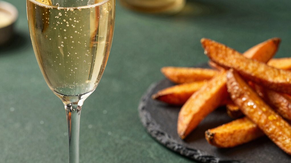 effervescent contrast with crisps