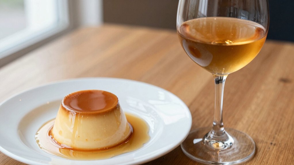 match flan sweetness textures