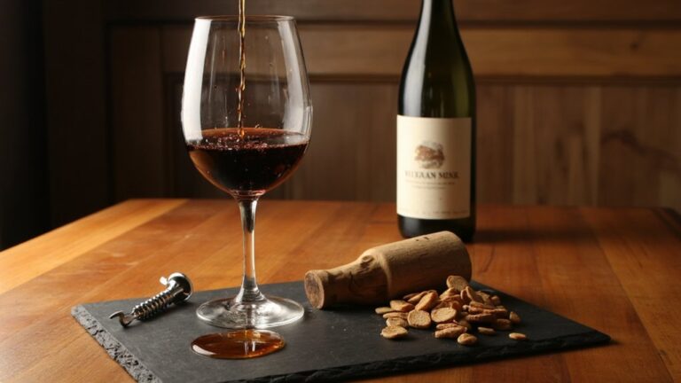 oak barrels impart flavor