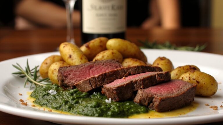 smoky grilled flank steak
