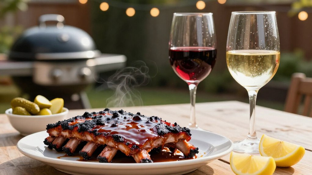 bold juicy zinfandel with ribs