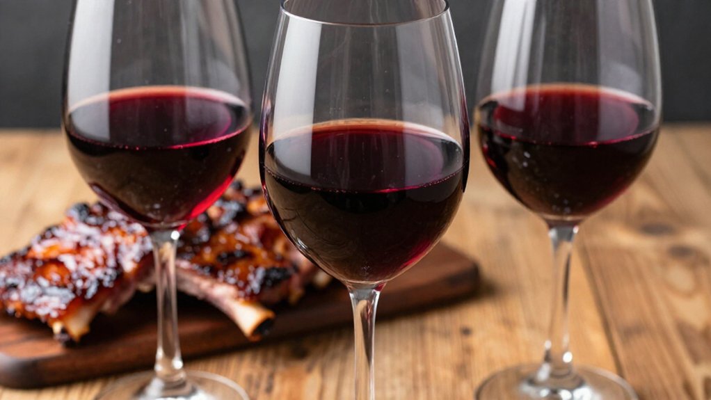 jammy zinfandel for sweet ribs