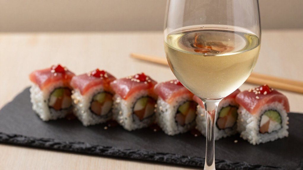 off dry riesling cools sriracha heat