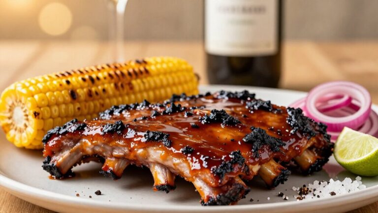 spicy bbq ribs wine pairing